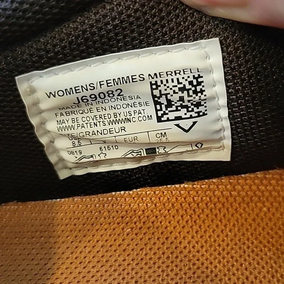 MERRELL Dassie buckle leather brown slip-on shoes. J69082 Size 8.5. - Picture 6 of 8